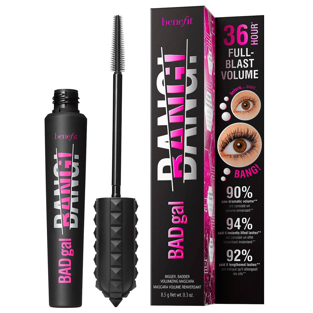 BENEFIT BADgal BANG! volumising mascara mini 8.5g - ماسكارا بينفت بادجال بانج
