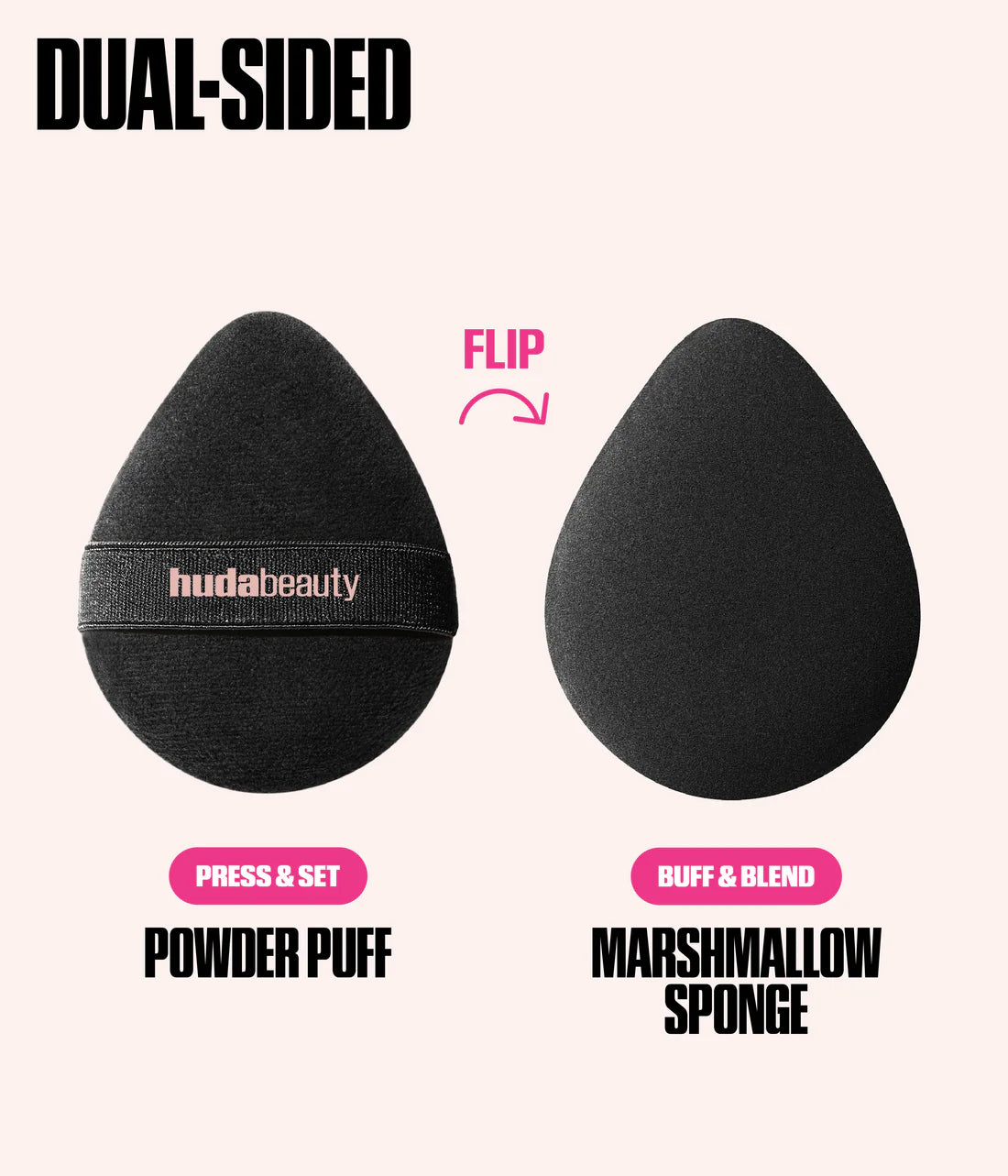 HUDA BEAUTY EASY BAKE MARSHMALLOW PUFF &amp; SPONGE