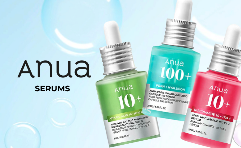 ANUA Pigmentation and Acne treatment set (Full Size) مجموعة علاج التصبغات والحبوب من انواالحجم الكامل