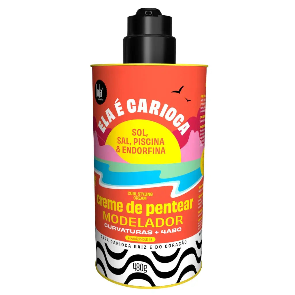 Lola From Rio - Els e Carioca Curl Styling Cream Curl Type + 4abc Defines Moisturizes and Controls Frizz 480G