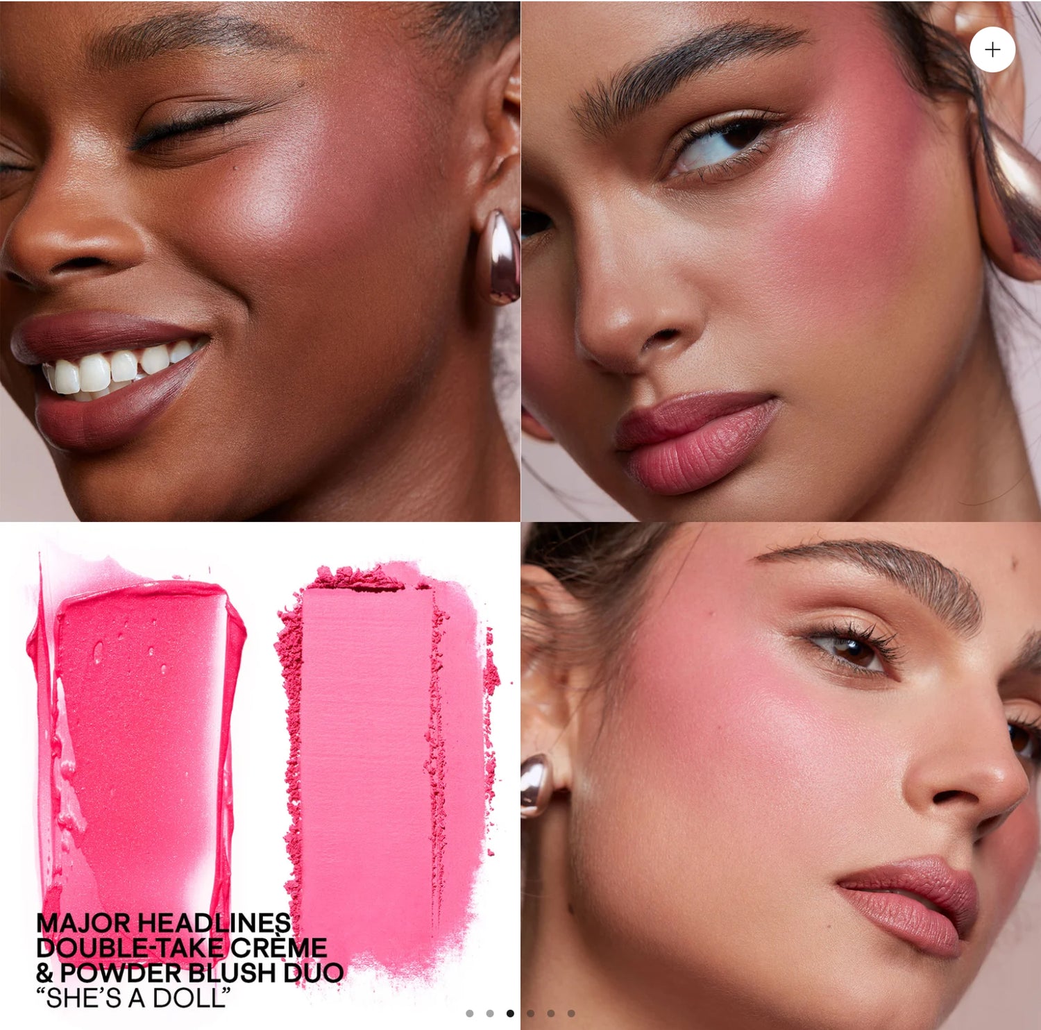 PATRICK TA MAJOR HEADLINES DOUBLE-TAKE CRÈME &amp; POWDER BLUSH DUO