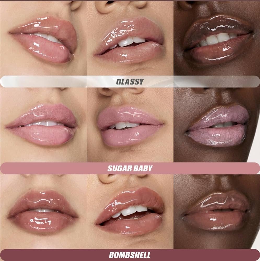 HUDA BEAUTY Glossiest Gloss Trio Mini Kit