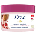 DOVE - EXFOLIATING BODY POLISH SCRUB FOR DRY SKIN WITH POMEGRANATE SEEDS AND SHEA BUTTER 298G