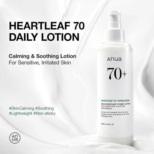 ANUA Heartleaf 70+ Daily Lotion 200ml لوشن ترطيب الوجه من انوا