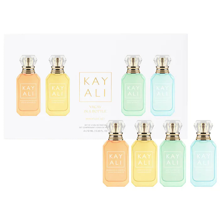 KAYALI (VACATION IN A BOTTLE Mini Perfume Set) 4 pieces 10ml مجموعة عطور كيالي المميزة