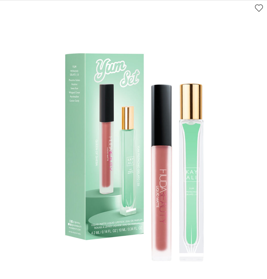 HUDA BEAUTY Yum Set (perfume &amp; lipstick)