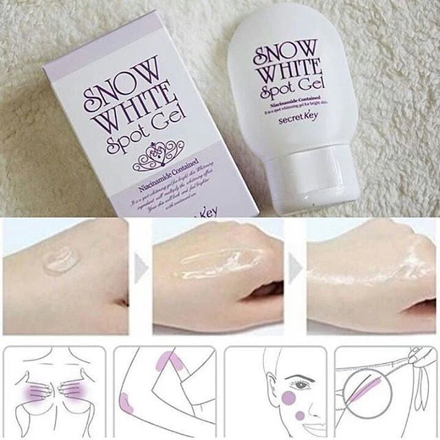 SECRET KEY SNOW WHITE SPOT GEL جل تفتيح الجسم من سن وايت