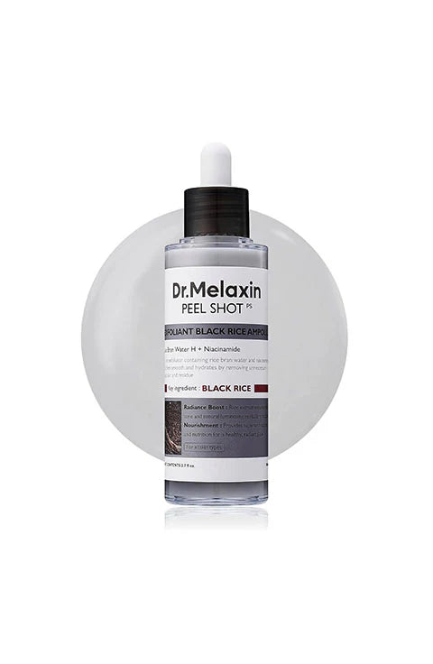 Dr. Melaxin Peel Shot Black Rice 80ml سيروم تقشير الأرز الأسود من دكتور ميلاكسين
