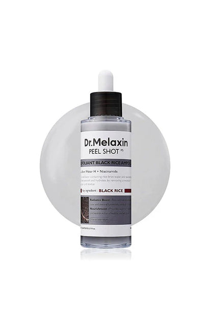 Dr. Melaxin Peel Shot Black Rice 80ml سيروم تقشير الأرز الأسود من دكتور ميلاكسين