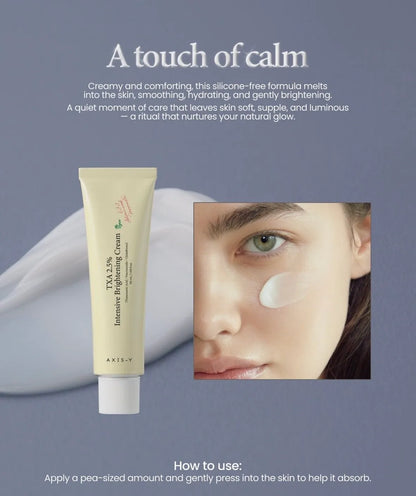 AXIS -y TXA 2.5% Intensive Brightening Cream 50ml كريم تفتيح البشرة