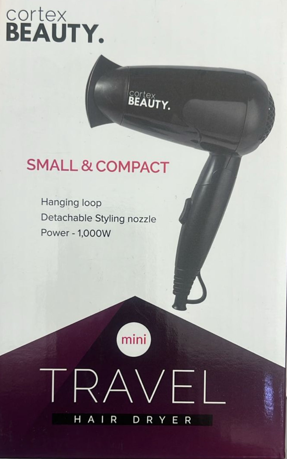 Cortex Beauty - Hair Dryer - (mini) مجفف شعر حجم صغير