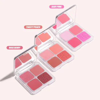 HUDA BEAUTY Blush Filter Blurring Blushlighters Palette لوحة أحمر الخدود المضيئة