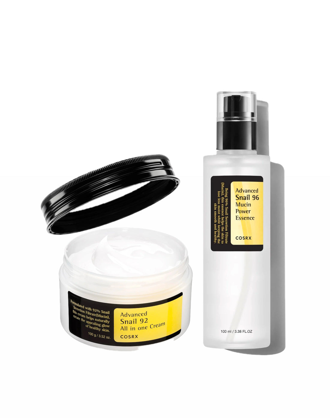 COSRX Snail Kit (Snail 96+Snail 92) مجموعة الحلزون (السيروم+الكريم)