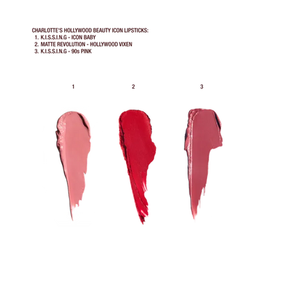 Charlotte Tilbury Iconic Hollywood Lip Trio