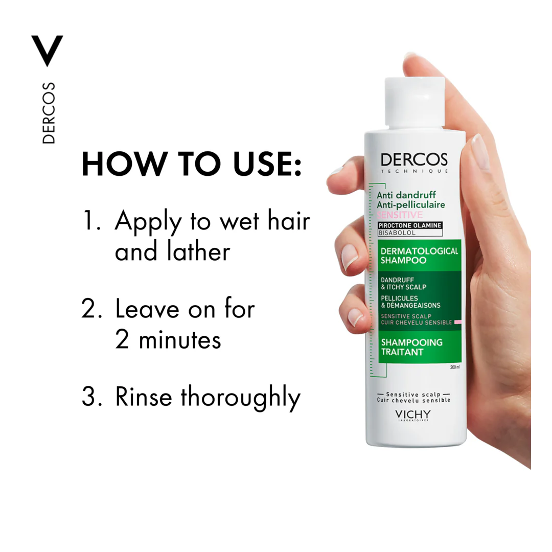 VICHY SHAMPOO DERCOS TECHNIQUE ANTI DANDRUFF DERMATOLOGICAL - 200ML