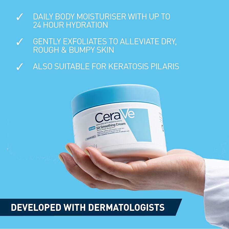 CeraVe SA Smoothing Cream كريم التقشير بالساليسيلك اسيد من سيرافي