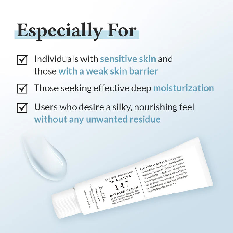 Dr. Althea 147 Barrier Cream كريم د.الثيا  للترطيب ولعلاج التصبغ