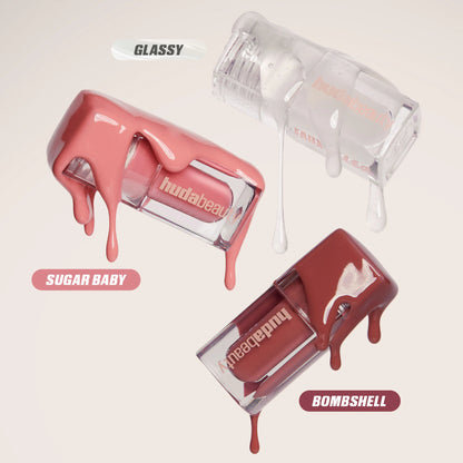 HUDA BEAUTY Glossiest Gloss Trio Mini Kit