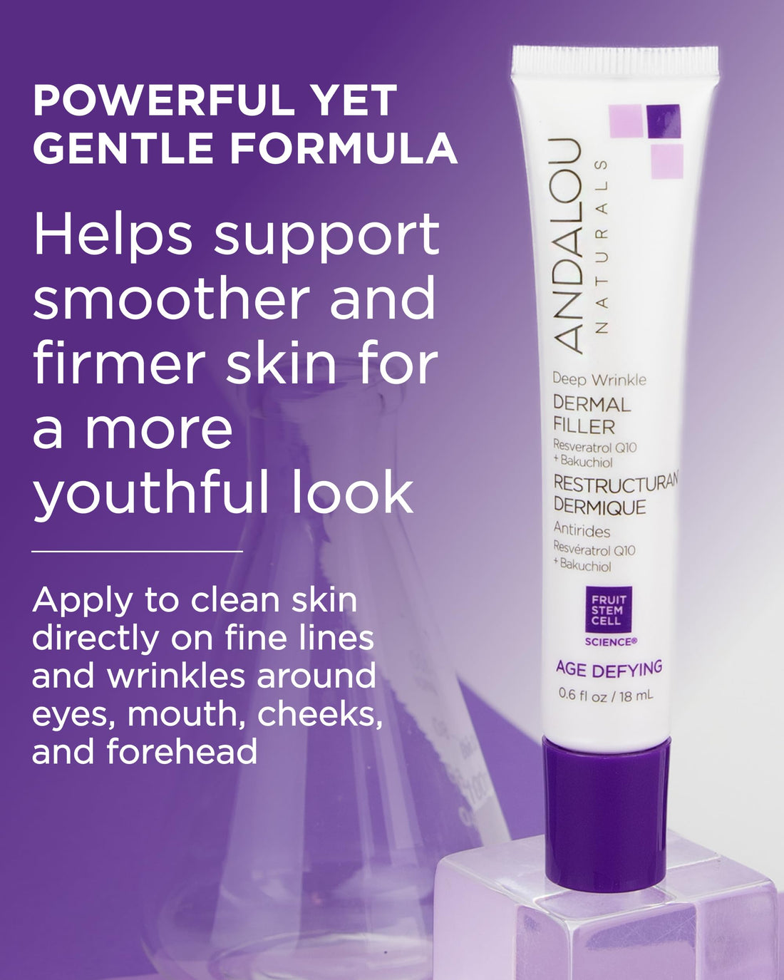 Andalou Naturals Deep Wrinkle Dermal Filler