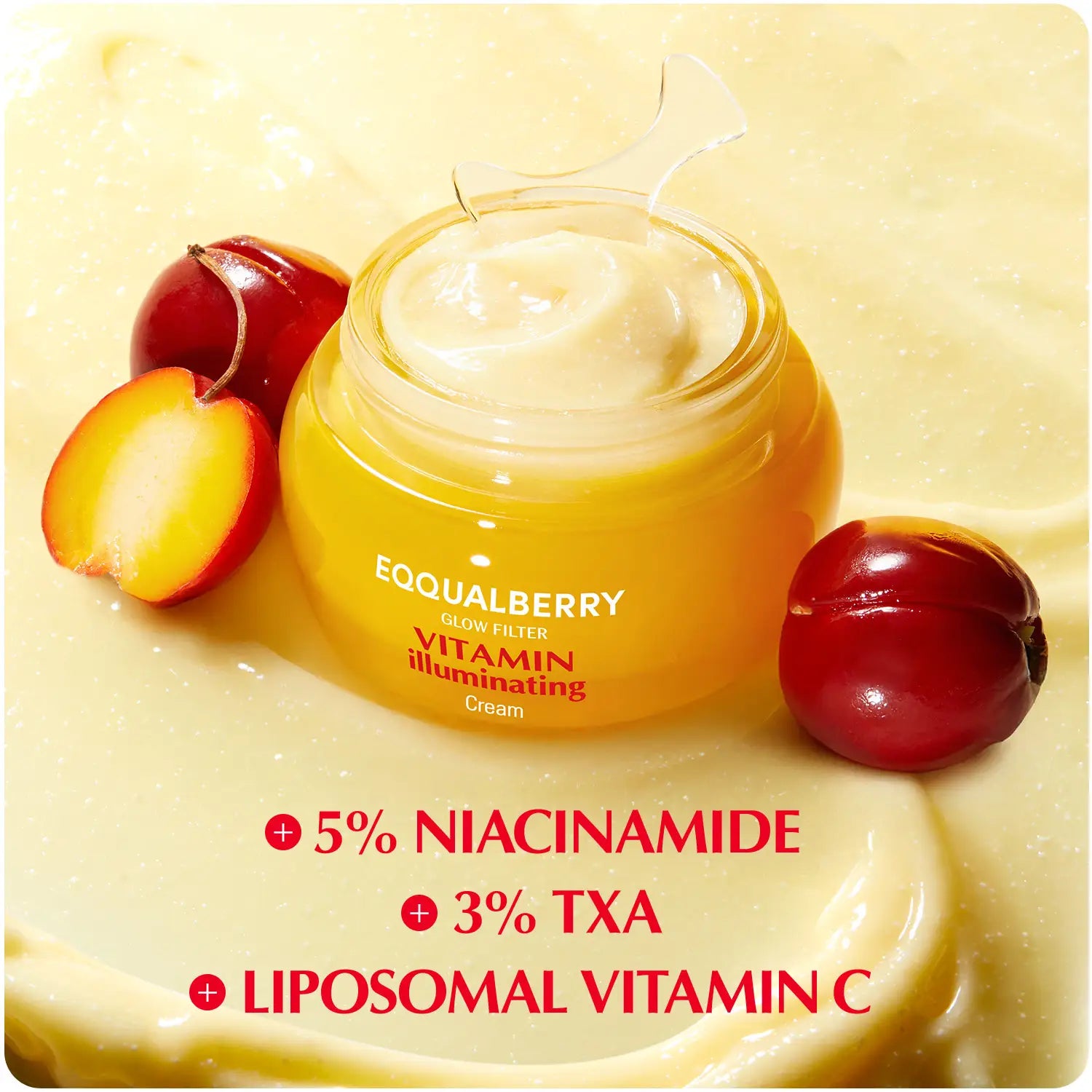 EQQUALBERRY Vitamin Illuminating Cream كريم إيكوالبيري المضيء بالفيتامينات