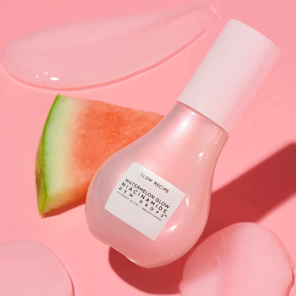GLOW RECIPE WATERMELON GLOW NIACINAMIDE DEW DROPS ultimate glow and brightening 40ml نياسينمايد وبرايمر من جلو ريسيبي
