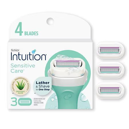 INTUITION shaver heads sensitive cear رؤوس شفرات الجسم