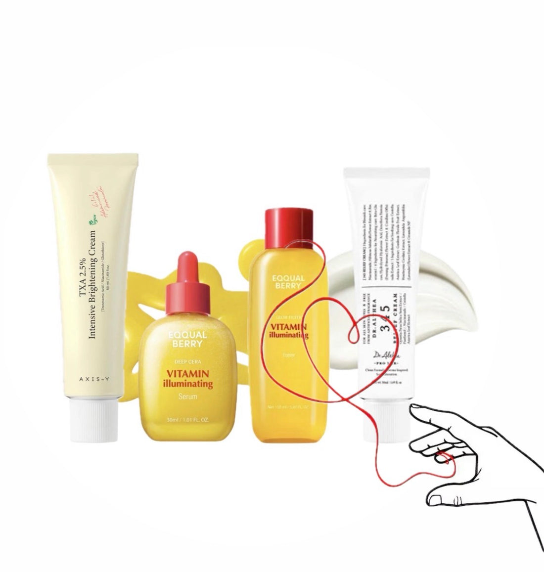 The Magical Set For Treating Hyperpigmentation مجموعة سحرية لعلاج فرط التصبغ