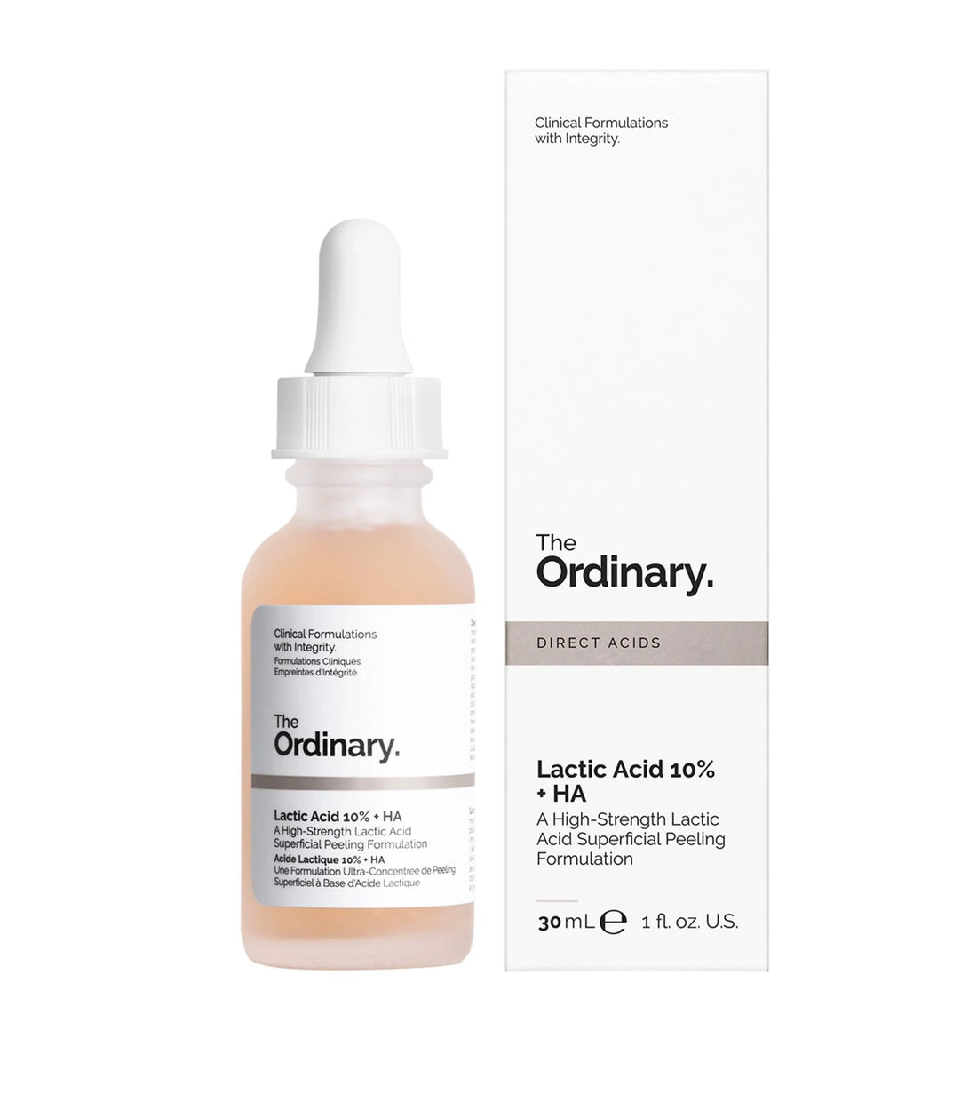 The ordinary Lactic Acid 10% + HA 30ml-حمض اللاكتيك 10٪ + حمض الهيالورونيك