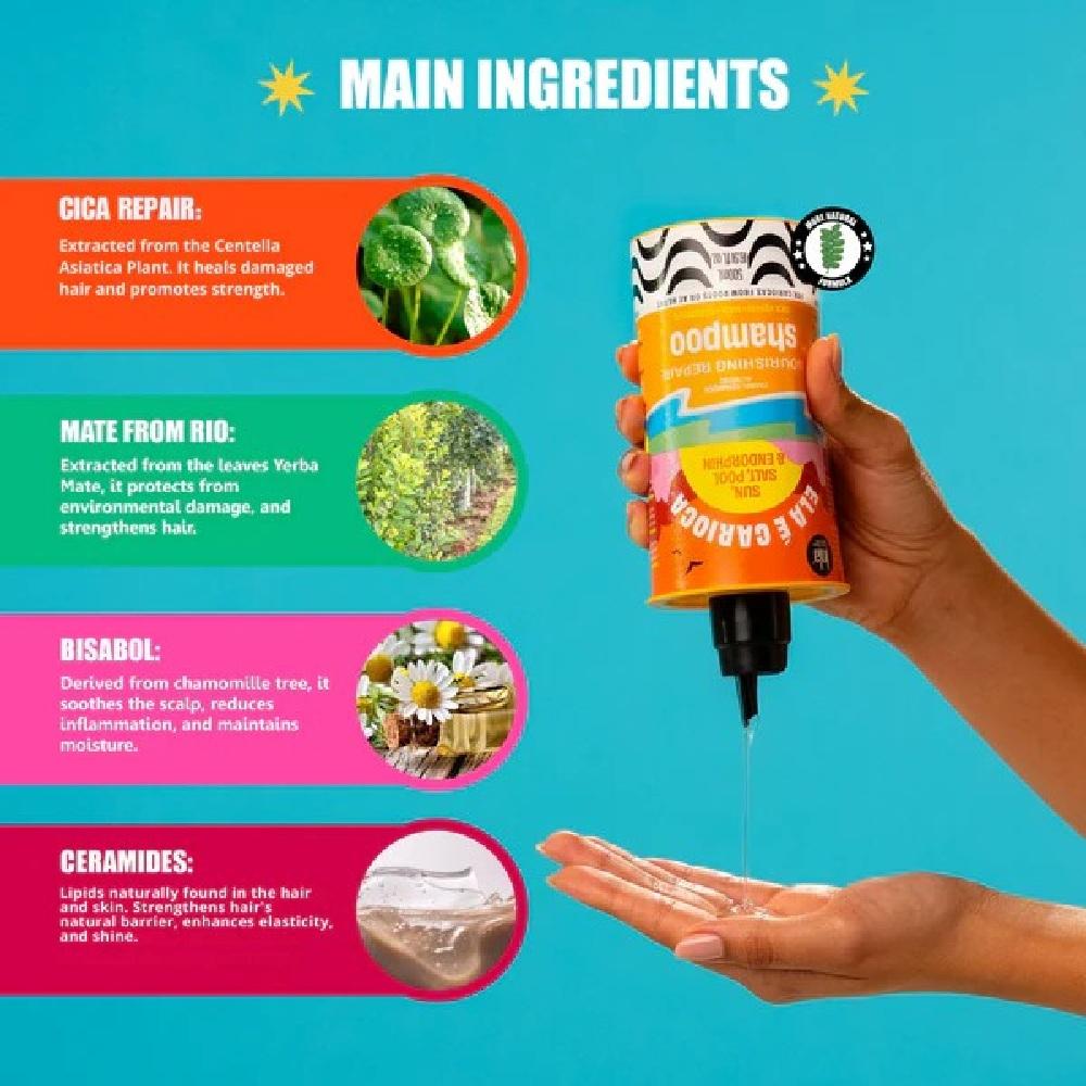 Lola From Rio - Ela É Carioca Nourishing Repair Shampoo For All Hair Types 500ml