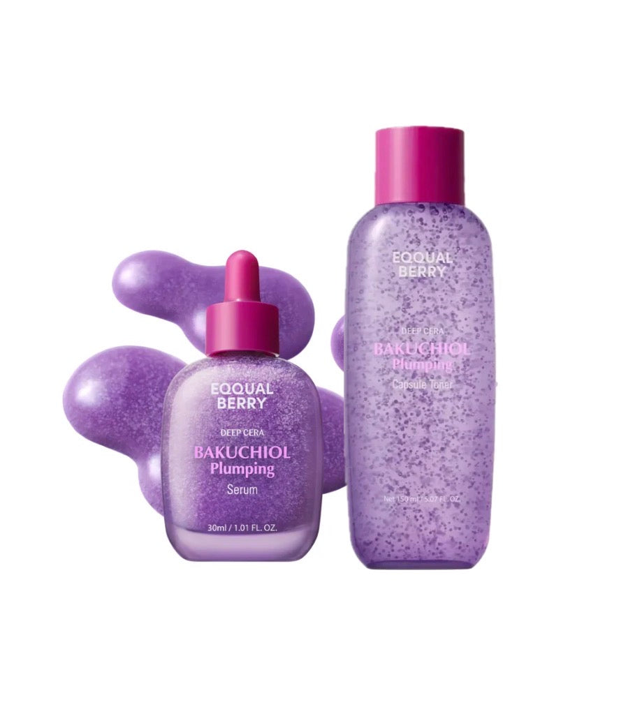 EQQUALBERRY Bakuchiol Plumpimg kit مجموعة امتلاء الوجه من ايكولبيري