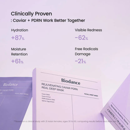 Biodance - Rejuvinating Caviar PDRN Real Deep Mask (1 piece)