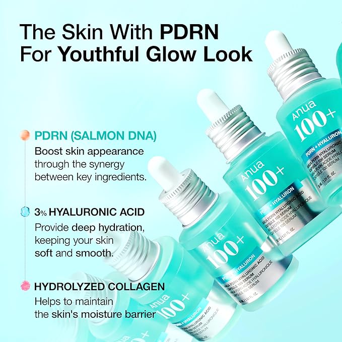 ANUA PDRN Hyaluronic Capsule 100 (30ml) حمض الهيالورونيك من انوا