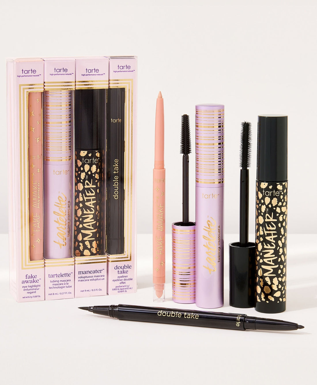 Tarte top hits mascara & liner quad مجموعة رسم العيون من تارت