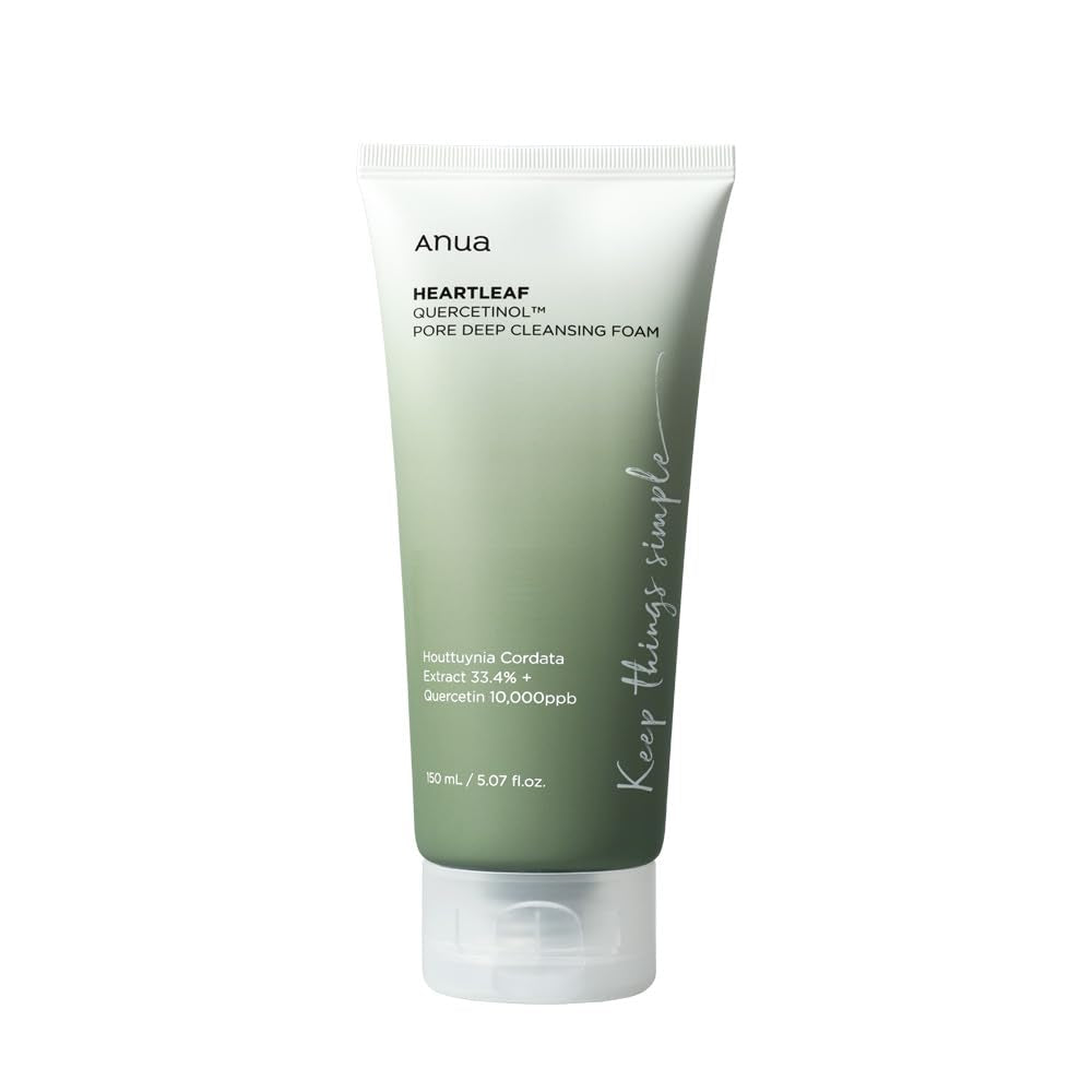 ANUA CLEANSING FOAM غسول مقشر ومنظف للمسام