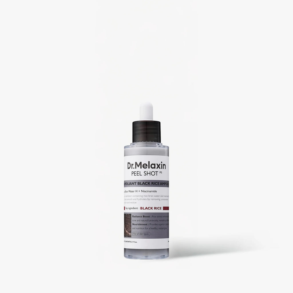 Dr. Melaxin Peel Shot Black Rice 80ml سيروم تقشير الأرز الأسود من دكتور ميلاكسين