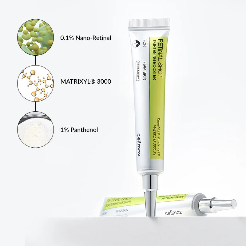 CELIMAX RETINAL SHOT TIGHTENING BOOSTER سيليماكس ريتينال شوت لتقوية وتقوية البشرة