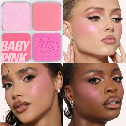HUDA BEAUTY Blush Filter Blurring Blushlighters Palette لوحة أحمر الخدود المضيئة
