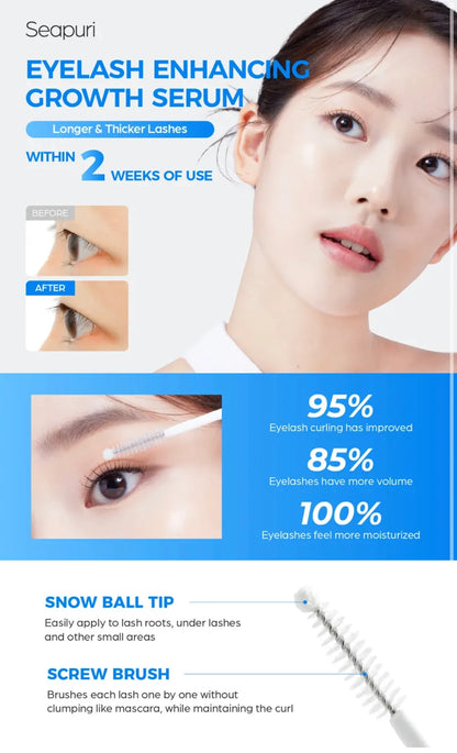 Seapuri - Lashrum Eyelash Enhancing Serum سيروم لاشروم لتعزيز نمو الرموش