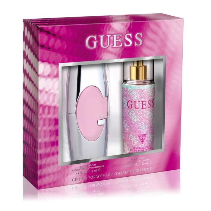 GUESS PINK EDP MIST GIFT SET FOR WOMEN