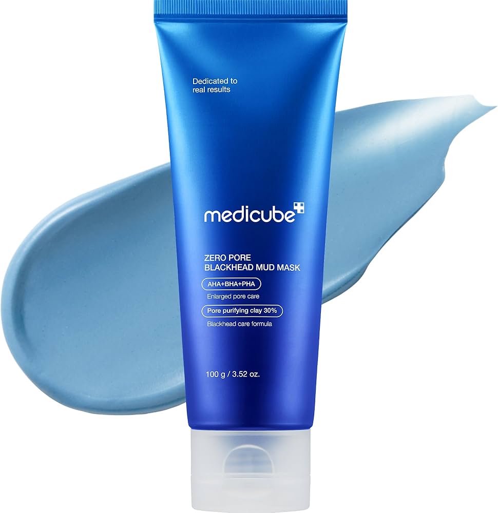 Medicube ZERO PORE BLACKHEAD MUD ماسك الطين لإزالة الرؤوس السوداء وتنظيف المسام ميديكيوب