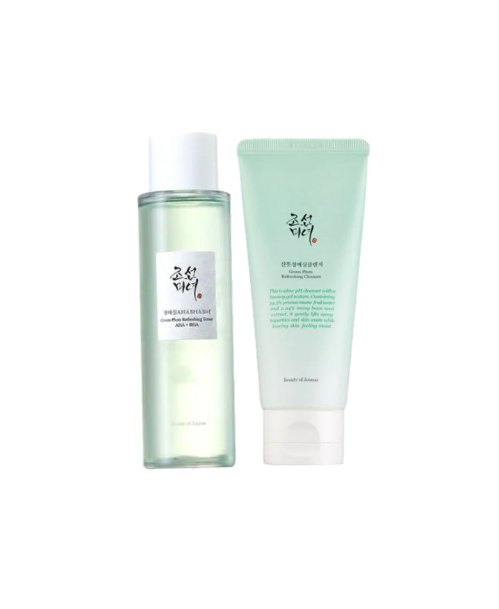 Beauty of joseon green plum refreshing set مجموعة الجمال من جوسون الخضراء المنعشة