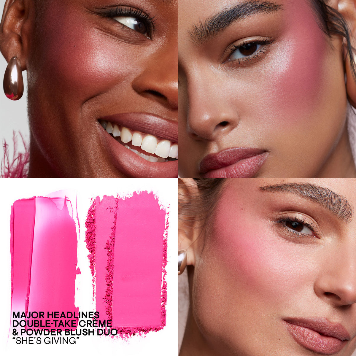 PATRICK TA MAJOR HEADLINES DOUBLE-TAKE CRÈME &amp; POWDER BLUSH DUO