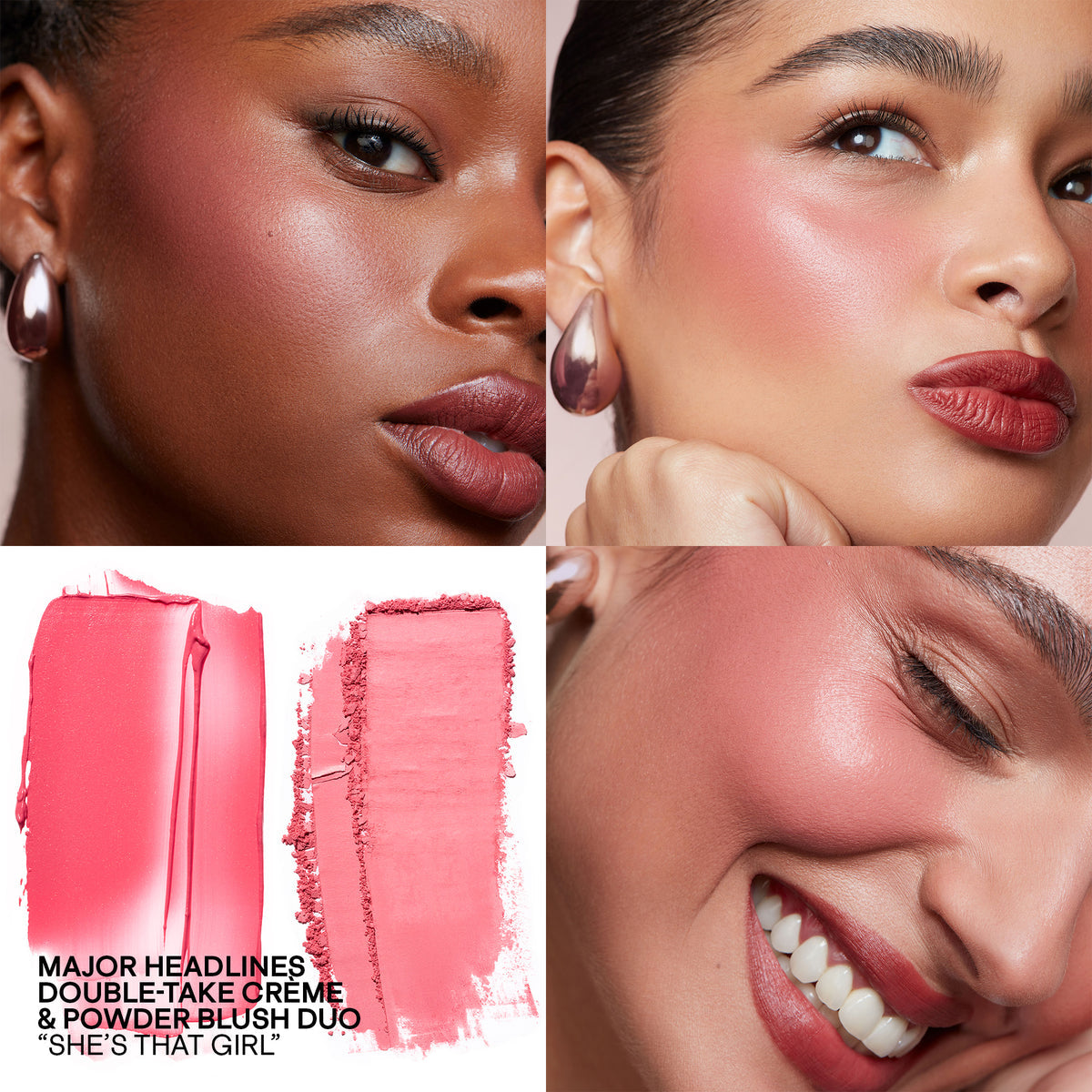 PATRICK TA MAJOR HEADLINES DOUBLE-TAKE CRÈME &amp; POWDER BLUSH DUO