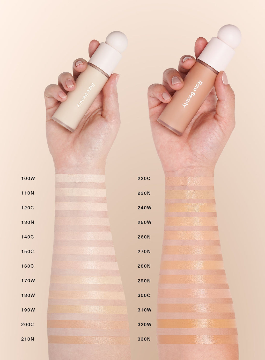 RARE BEAUTY Liquid Touch Weightless Foundation كريم اساس عالي التغطيه من رير بيوتي