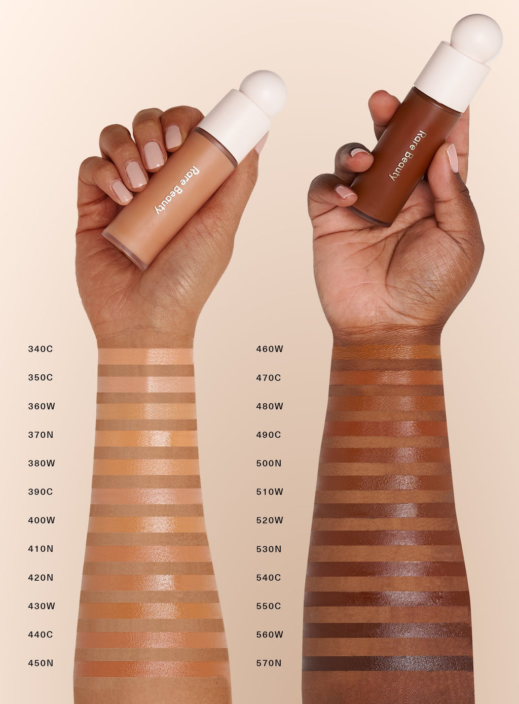 RARE BEAUTY Liquid Touch Weightless Foundation كريم اساس عالي التغطيه من رير بيوتي