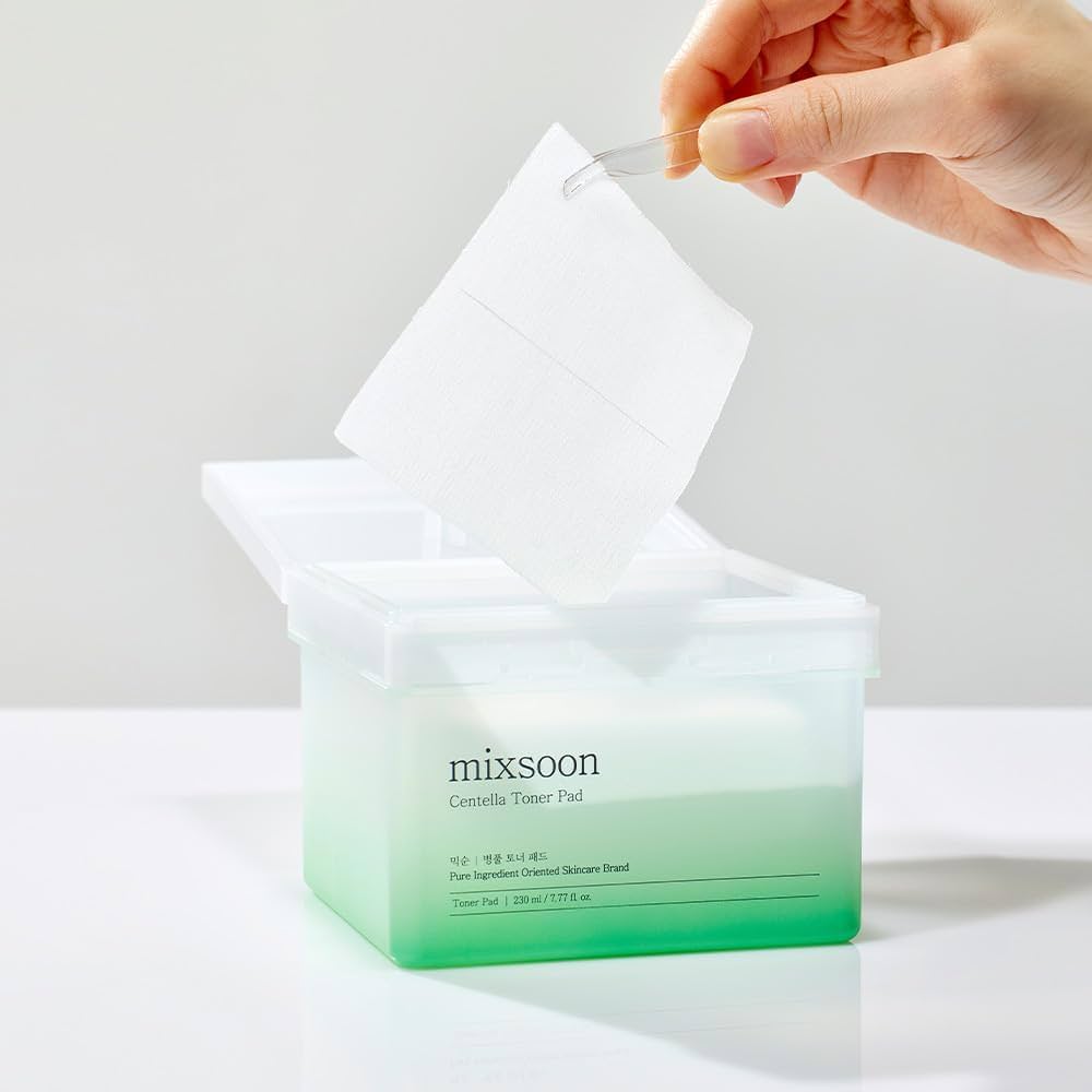 MIXSOON Bean Toner Pads وسائد التونر المغلفة بالسانتيلا المهدئة