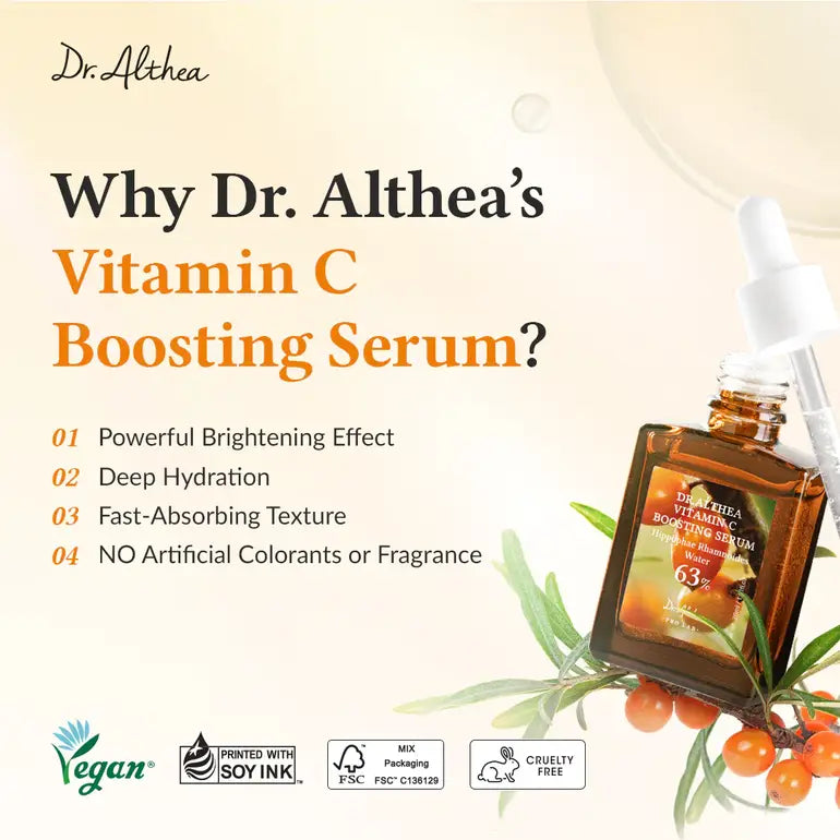 Dr.Althea Vitamin C Boosting Serum سيروم فيتامين سي المعزز للبشرة المشرقة والنضرة