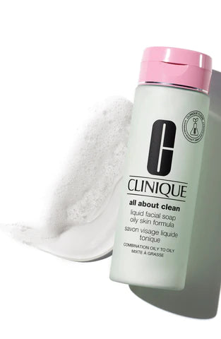 Clinique all about clean all in one غسول الوجه والتنظيف كل في واحد لكل أنواع البشرة