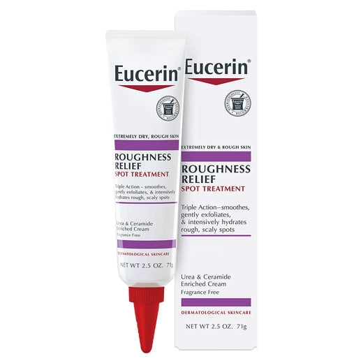 Eucerin Roughness Relief Spot Treatment كريم يوسيرين المرطب والمفتح
