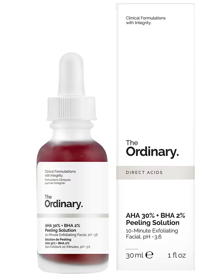 محلول مُقشّر بحمض ألفا هيدروكسي 30% + بيتا هيدروكسي %2  The ordinary AHA30%-BHA2%